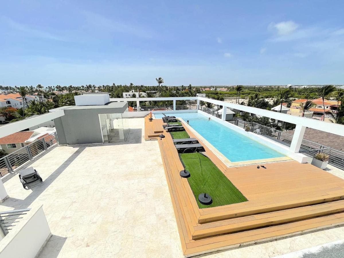 Rooftop Pool Ducassi Studio Suites Deluxe Hotel Beach Club & Spa Punta Cana Eksteriør billede