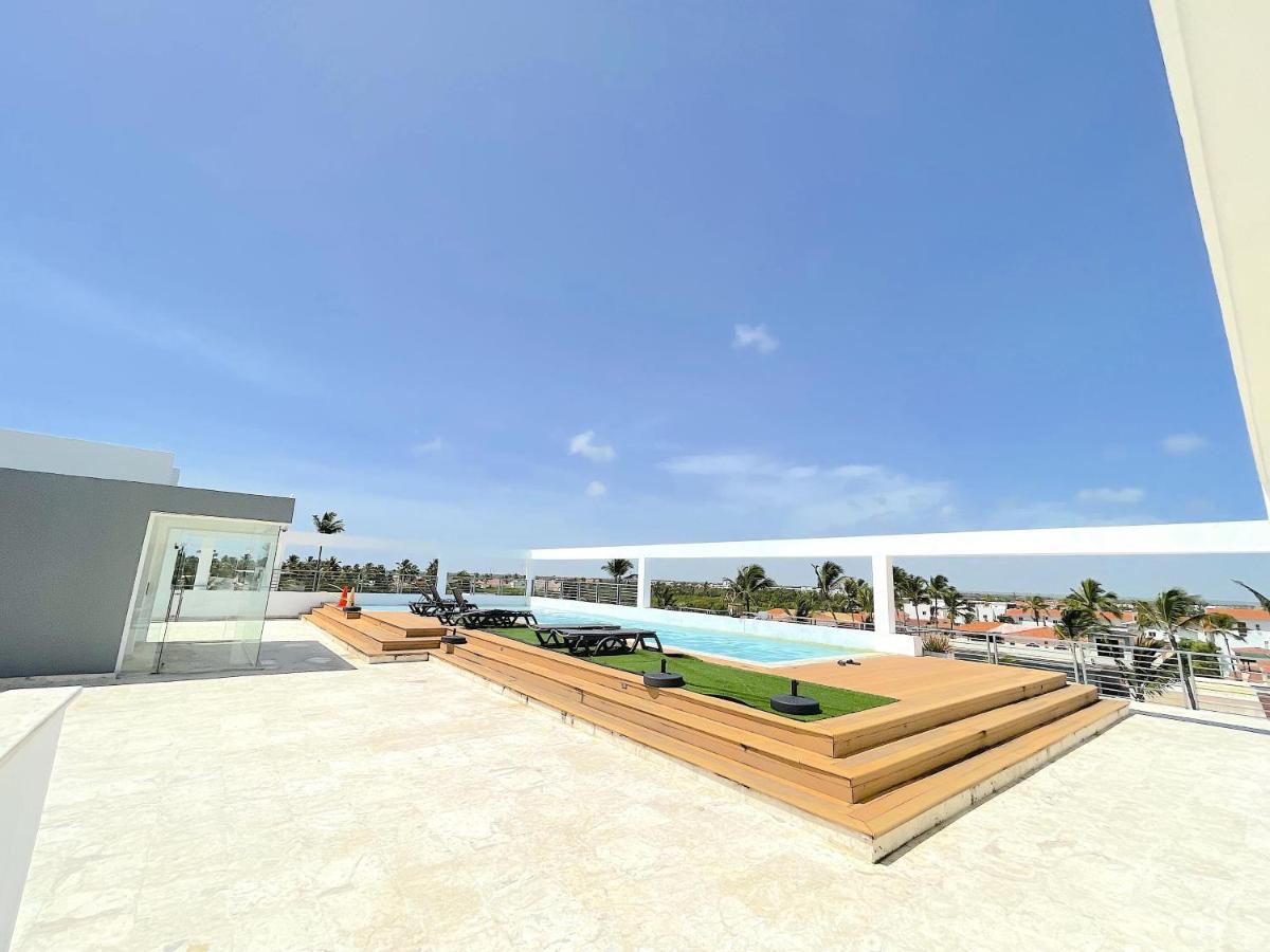 Rooftop Pool Ducassi Studio Suites Deluxe Hotel Beach Club & Spa Punta Cana Eksteriør billede